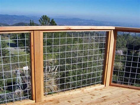 Wire Mesh Deck Railing Systems | Deck railing design, Wire deck railing, Deck railing diy