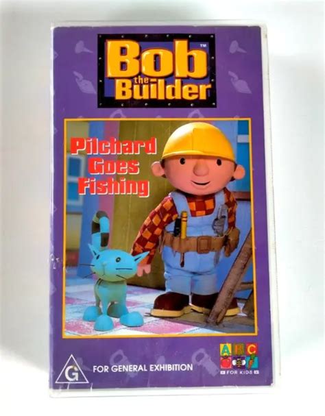 BOB THE BUILDER Pilchard Goes Fishing VHS Video Tape 2001 Childrens TV ...