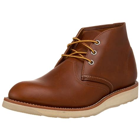 Red wing Work Chukka Rubbersoled Leather Boots in Brown for Men | Lyst