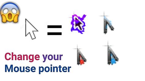 Change the icon of your mouse pointer in Windows 7, 8 and 10. - YouTube