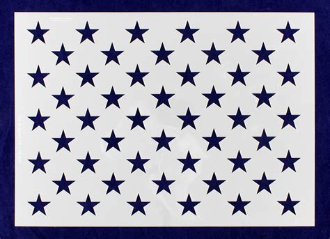 50 Star Field Sencil - US / American Flag - G Spec 12"H x 16.94"L - Walmart.com - Walmart.com