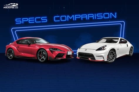 2021 Toyota Supra vs Nissan 370Z NISMO Comparison: Spec Sheet Battle