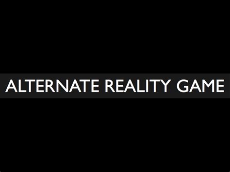 Alternate reality game - Wikipedia | Alternate reality game, Reality, Education