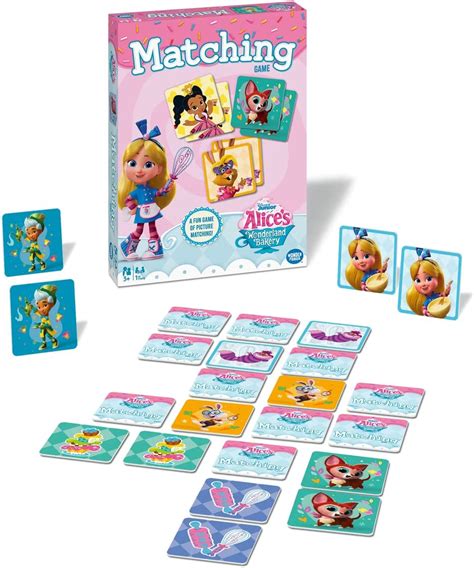 ALICE'S WONDERLAND BAKERY - MATCHING GAME / CHILDREN'S GAMES