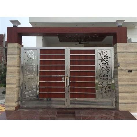 Hinged & Sliding Modern,Decorative & Exclusive SS Gates, for Residencial & Commercial, | ID ...