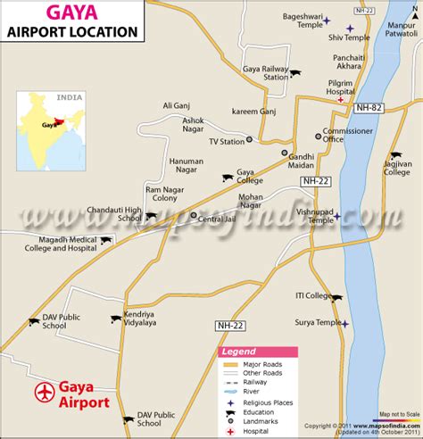 Gaya Airport Map