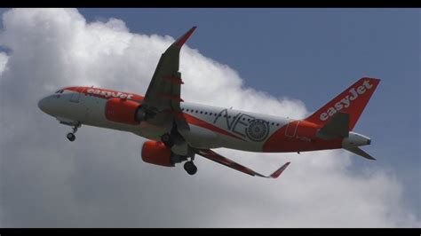 VIDEO EasyJet Airbus A320-251N NEO Takeoff & Landing at Amsterdam ...