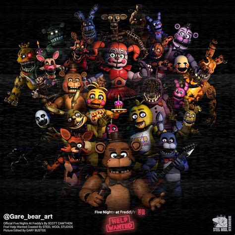 @gare_bear_art: "Revealing Five Nights At Freddy's VR Help Wanted ...