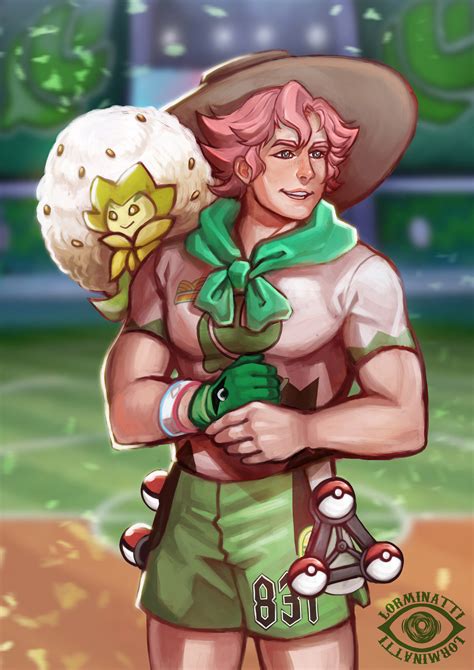 ArtStation - Fan art: Milo from Pokemon Sword/Shield