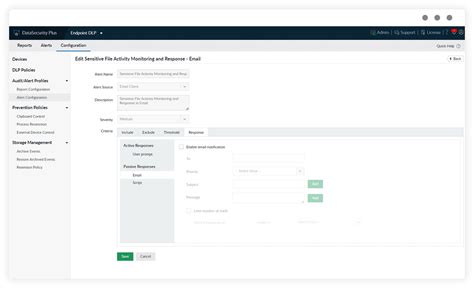 Data leakage detection | ManageEngine DataSecurity Plus