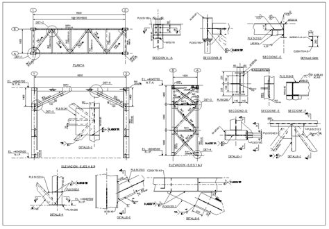 Steel Structure Details V3】★ - CAD Files, DWG files, Plans and Details