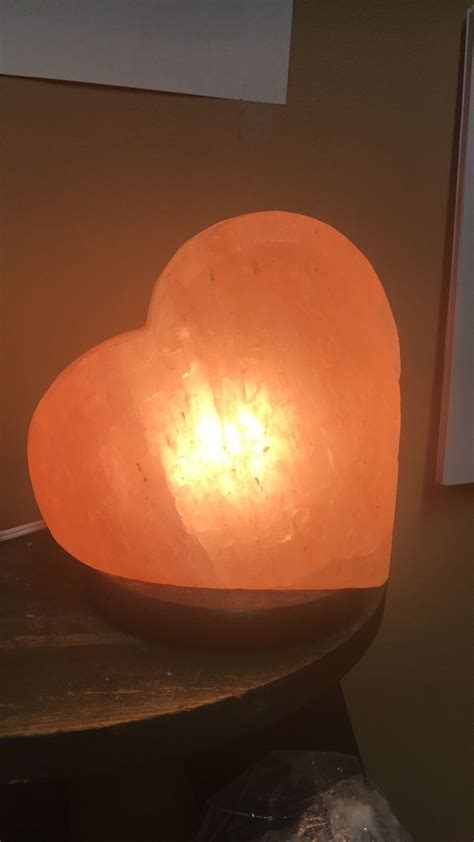 New heart shaped Himalayan salt lamps. | Himalayan salt lamp, Salt lamps, Lamp