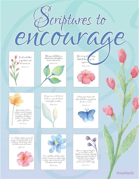 Scripture to Encourage You - Free Printable Printable - Download Free