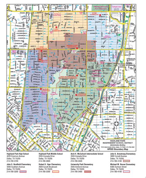 Boundary Maps – About – Highland Park Independent School District