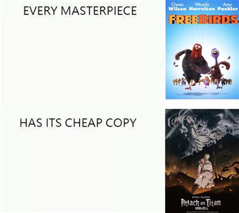 every masterpiece has its cheap copy | Free Birds (2013 Movie) | Know Your Meme