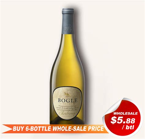 Bogle Vineyards, Chardonnay California 2017 $5 WHOLESALE DEAL 红酒批发价 - Uncle Fossil Wine&Spirits