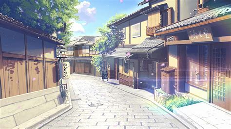 Anime Town Background, Japan Anime City HD wallpaper | Pxfuel