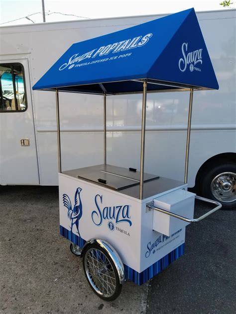 V-DDIP Large Ice Cream\Italian Ice Pushcart w/Large Flip Top Door - 800 ...