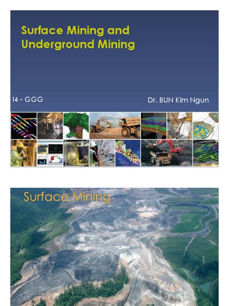 Surface Mine Development | PDF | Mining | Iron Ore