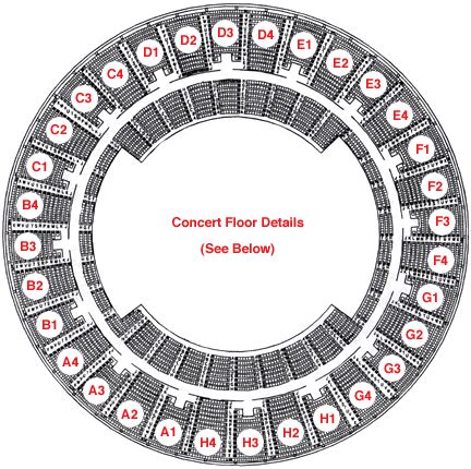 Seating Charts | Nashville Municipal Auditorium