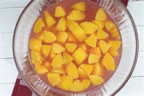 The Best Peach Jello Salad Ever - Our WabiSabi Life