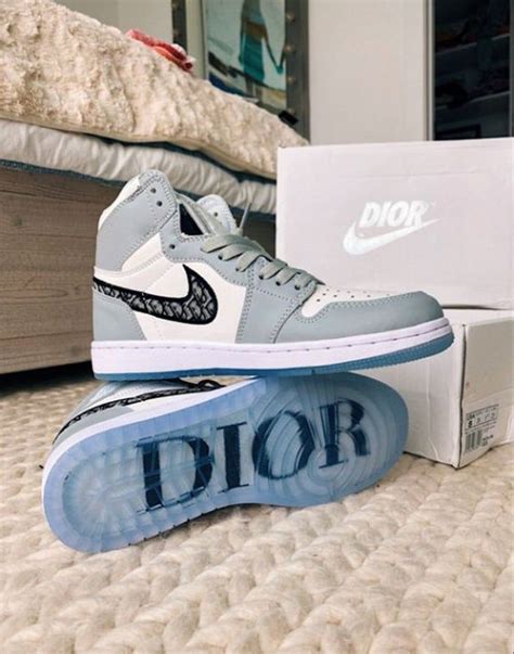 Fancy Unisex Grey Nike Dior Sneakers | Etsy in 2021 | Sneakers fashion ...