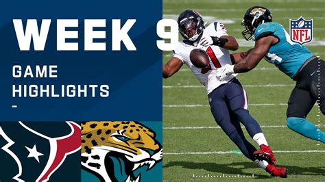 Texans vs. Jaguars Week 9 Highlights | NFL 2020 - YouTube