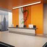 Office interior with orange ceiling — Stock Photo © hemul75 #2766242