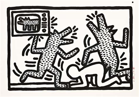 Keith Haring Art Dog