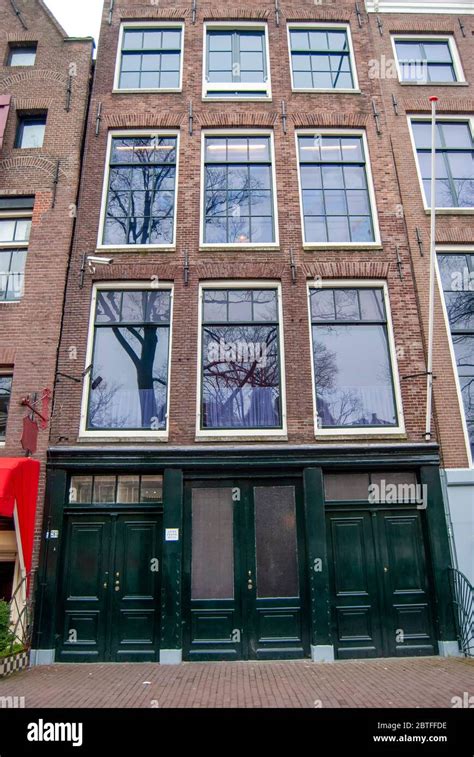 The Anne Frank House and Museum in Amsterdam, Holland Stock Photo - Alamy