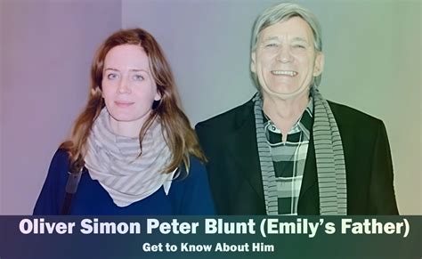 Oliver Simon Peter Blunt - Emily Blunt's Father | Know About Him