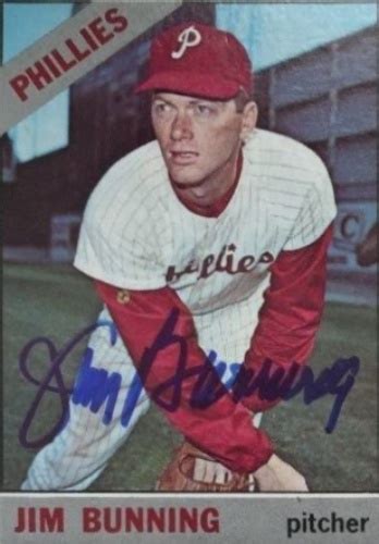 Jim Bunning Autographs and Memorabilia | Sports, Baseball