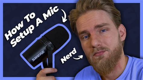 How-To Setup A Microphone Correctly - TheFranswah Studio