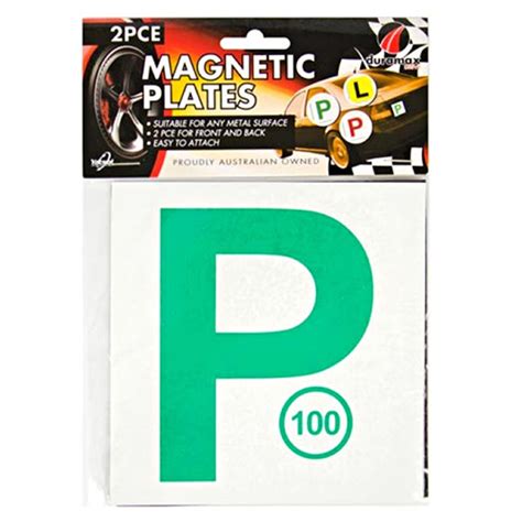 Magnetic Learners/Provisional Red or Green P Plates NSW License Approved