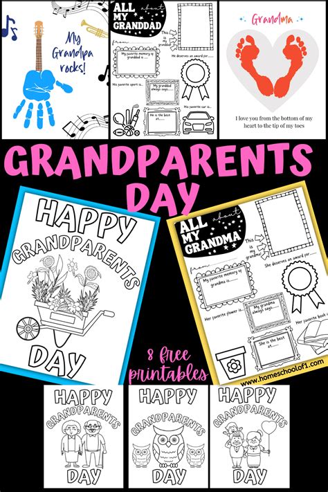 8 Free Grandparents Day Printables - Homeschool of 1