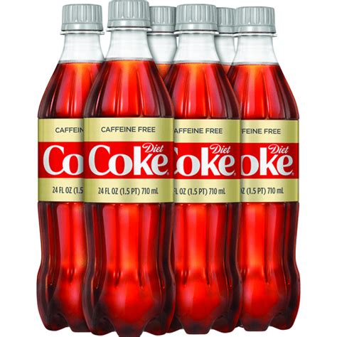 Diet Coke Caffeine-Free Bottles, 24 fl oz, 6 Pack | Root Beer & Cream ...