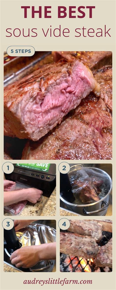 The Perfect Sous Vide Medium Rare Steak - Audrey's Little Farm | Recipe ...