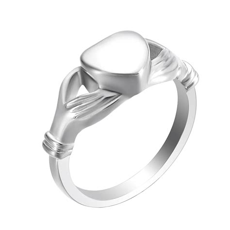 Trendy Cremation Ash Urn Rings 316L Stainless Steel Heart Pet Human ...