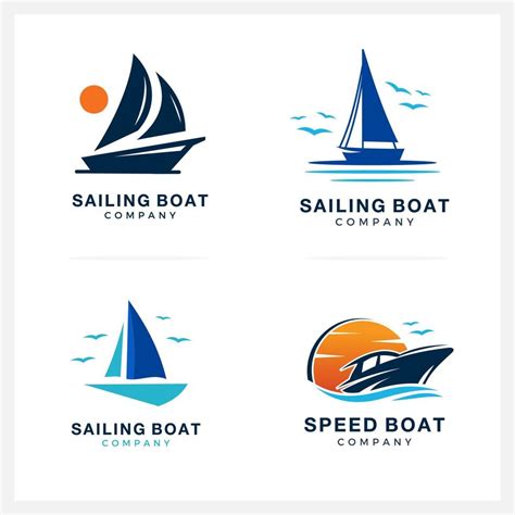 Boat Logo Design inspiration Graphic Branding Element for business and other company 11858692 ...