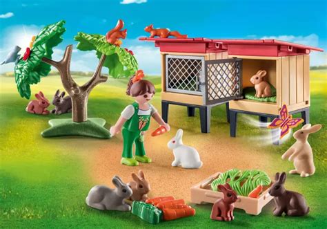 Abapri - Playmobil 71252 - Rabbit Hutch