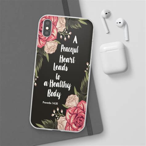 Proverbs 14:30 Phone Case, Christian Phone Case, Bible Verse Phone Case ...