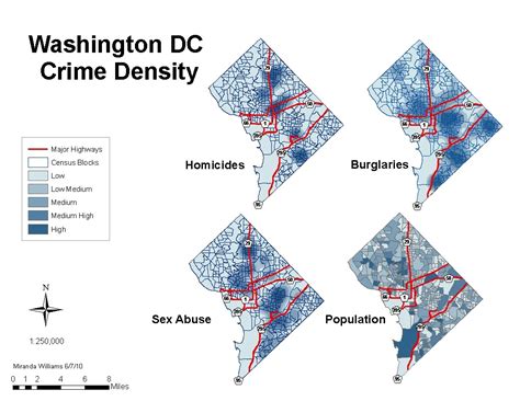 Miranda's GIS Blog: Week 8 Washington DC Crimes