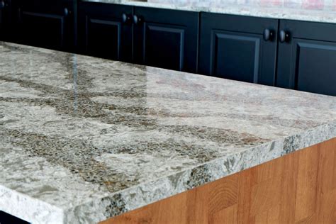 Pencil Edge Countertop - They offer a linear design, but no sharp corners or.