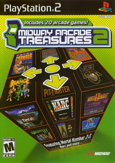 Midway Arcade Treasures 2 (2004) box cover art - MobyGames