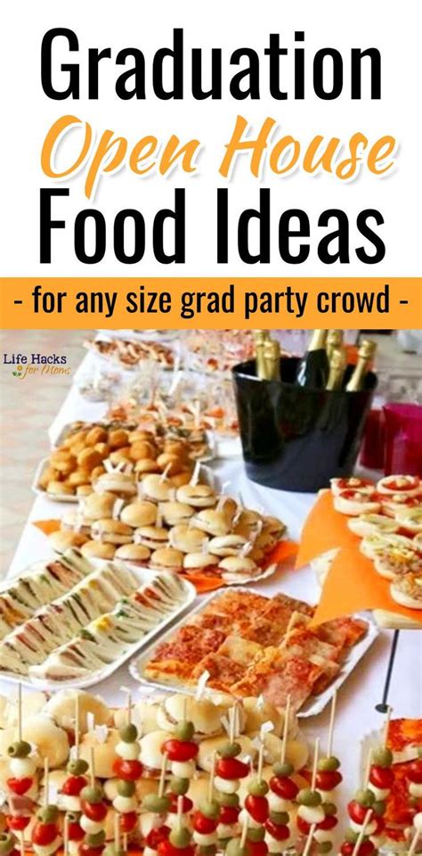 Graduation Party Finger Food Ideas for Open House Grad Party 2024 ...