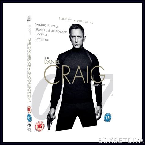 JAMES BOND - THE DANIEL CRAIG COLLECTION - 4 PACK *BRAND NEW BLURAY ...