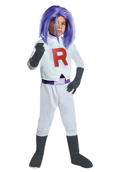 Pokémon Collectibles Pokemon Team Rocket James Cosplay Costume UK ...