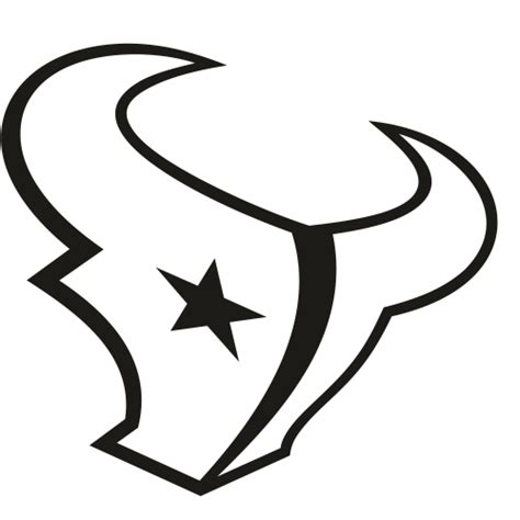 Houston Texans Black SVG | Houston Texans Football Logo vector File