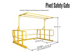 Pivot Safety Gate | Mezzanine Safety Gate | Thomas Conveyor