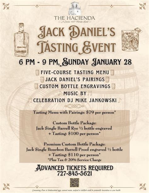 Jack Daniel’s Tasting Event at The Hacienda, The Hacienda, New Port ...